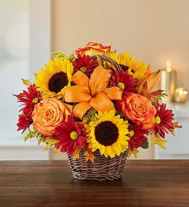 Fields of Europe for Fall Basket by Rich Mar Florist