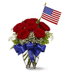 Star Spangled Roses by Rich Mar Florist