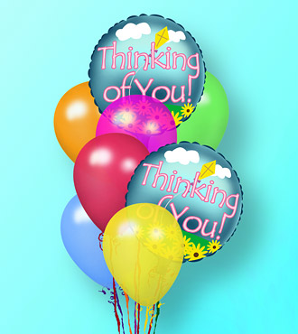 The Thinking of You Balloon Bunch by Rich Mar Florist